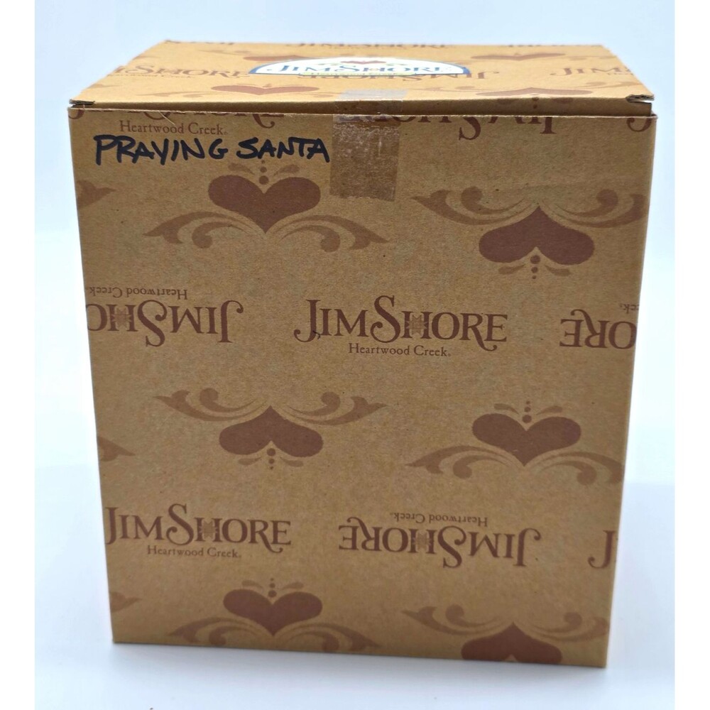 Jim Shore Heartwood Creek Praying Santa “Real Meaning of Christmas” 8"